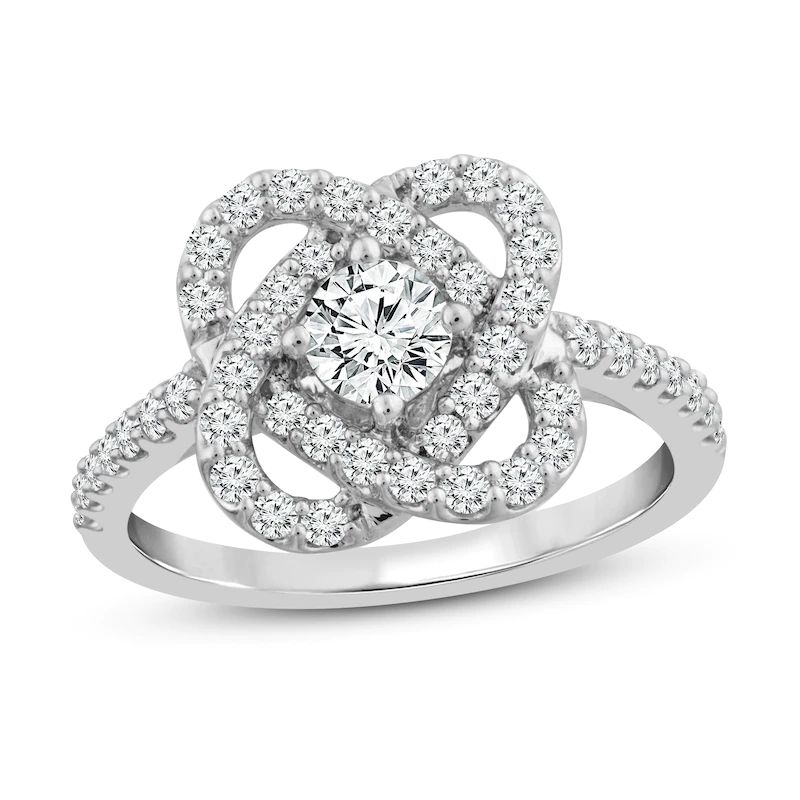 Diamond Ring 1 ct tw 14K White Gold