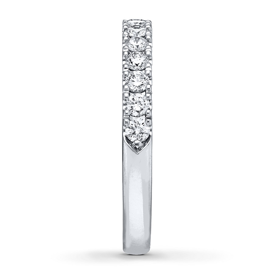 Diamond Wedding Band 1/2 ct tw 14K White Gold