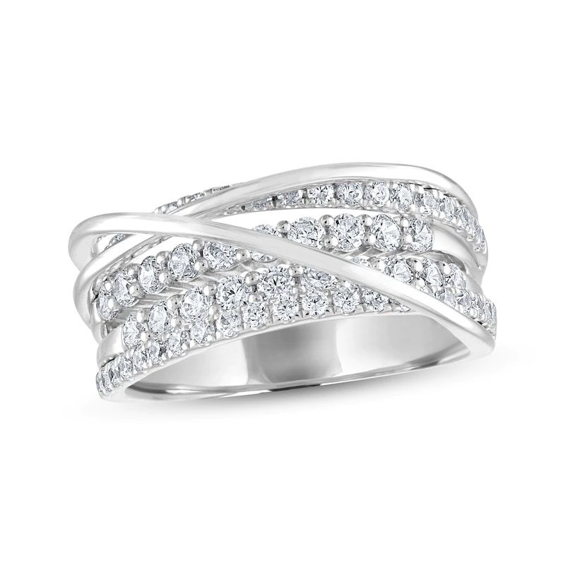 Diamond Ring 1 ct tw Round-cut 14K White Gold